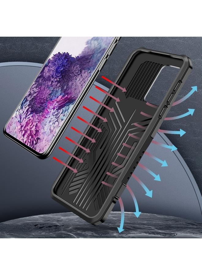 اس-توب جراب لهاتف Samsung Galaxy M51 مصنوع من مادة Machine Armor Warrior المقاومة للصدمات من البولي كربونات + TPU - Image 4