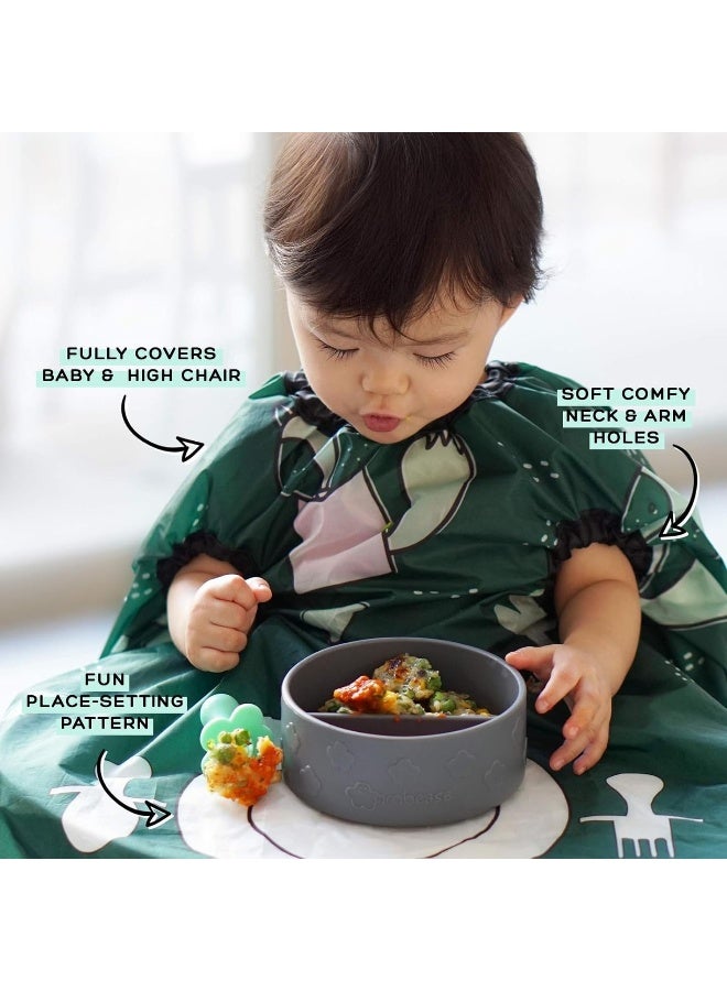grabease Allover Waterproof Bib for Self-Feeding Infants and Toddlers, Machine Washable, Ages 6-24 Months - Image 2