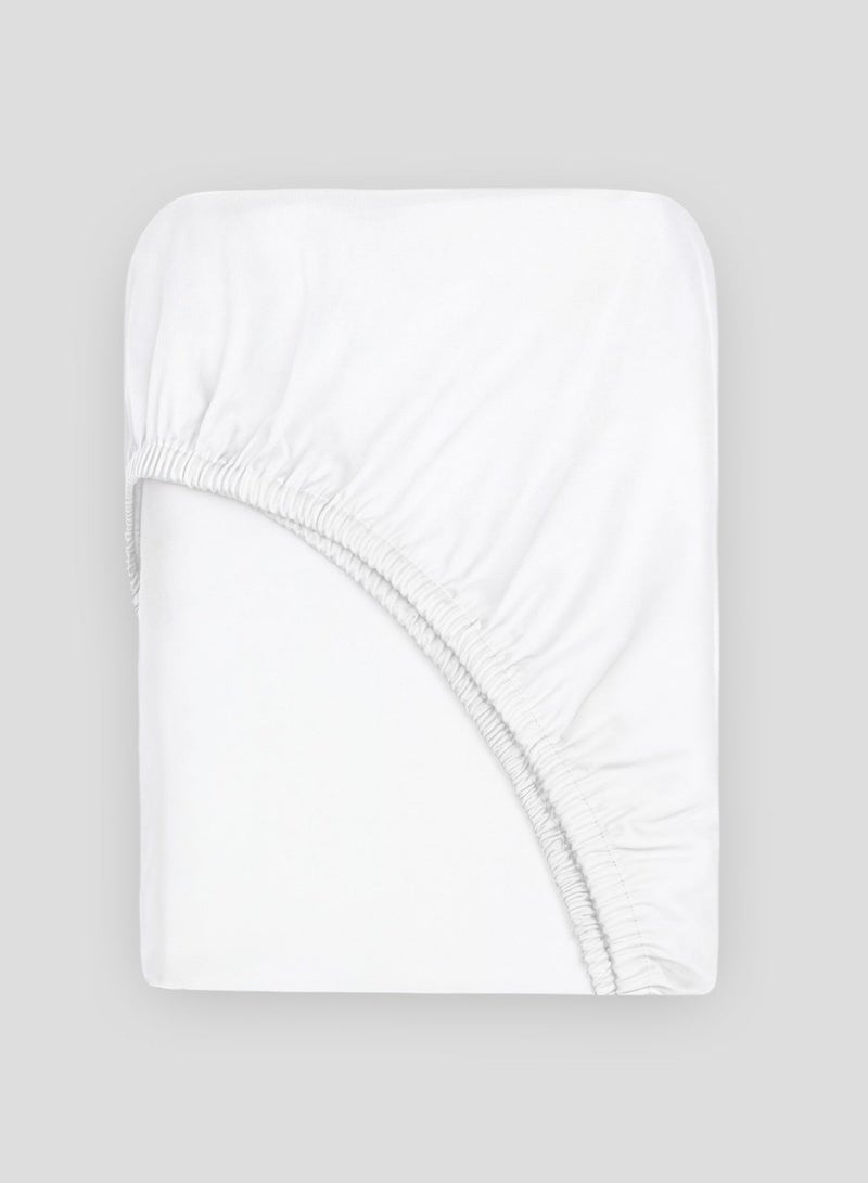 Askona Fitted Sheet 160x200 Askona Comfort Tencel White - Image 3