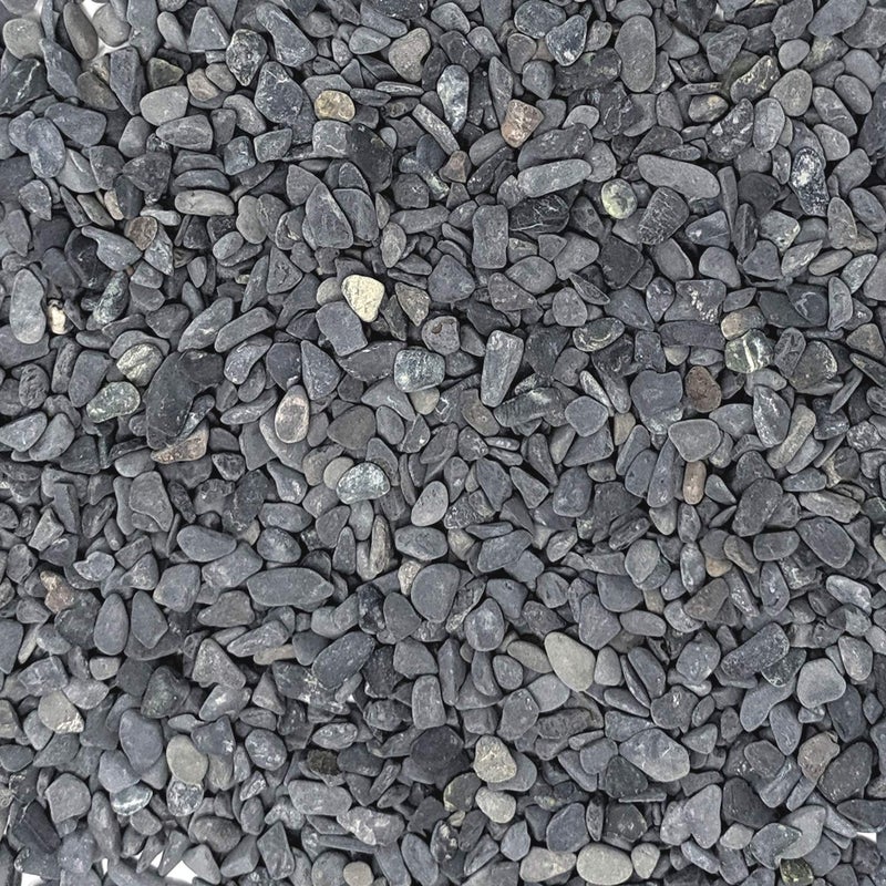 Midwest Hearth Natural Decorative Gray Bean Pebbles 15 Size 5lb Bag