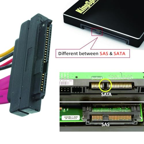 chenyang SFF-8482 Extension Cable SAS 29Pin SFF-8482 Male to SFF-8482 Female Hard Disk Drive Extension Cable 0.5m - Image 4