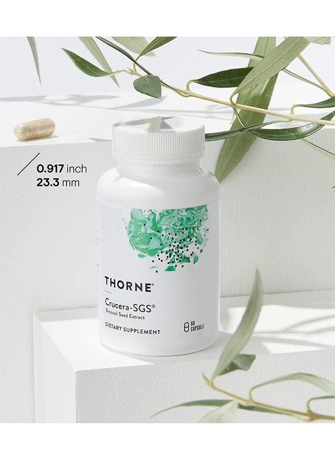 Thorne كروسيرا إس جي إس، مستخلص بذور البروكلي، مكمل غذائي - 60 كبسولة  - Image 3