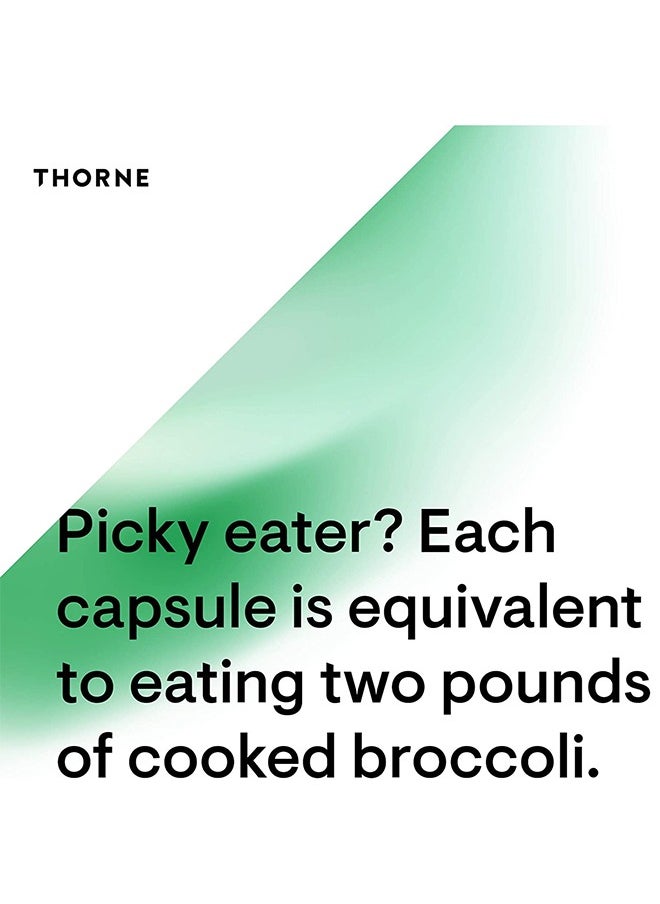 Thorne Broccoli Seed Extract, with Myrosinase for Enhanced Bioavailability, Dietary Supplement - 60 Capsules  - Image 5
