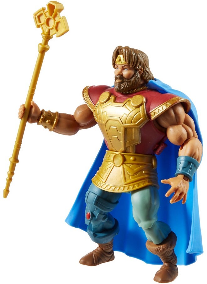 Masters of the Universe - Origins Action Figure & Accessory, Rise Of Snake Men King Rando & Mini Comic Book, 5.5 Inch - Image 1
