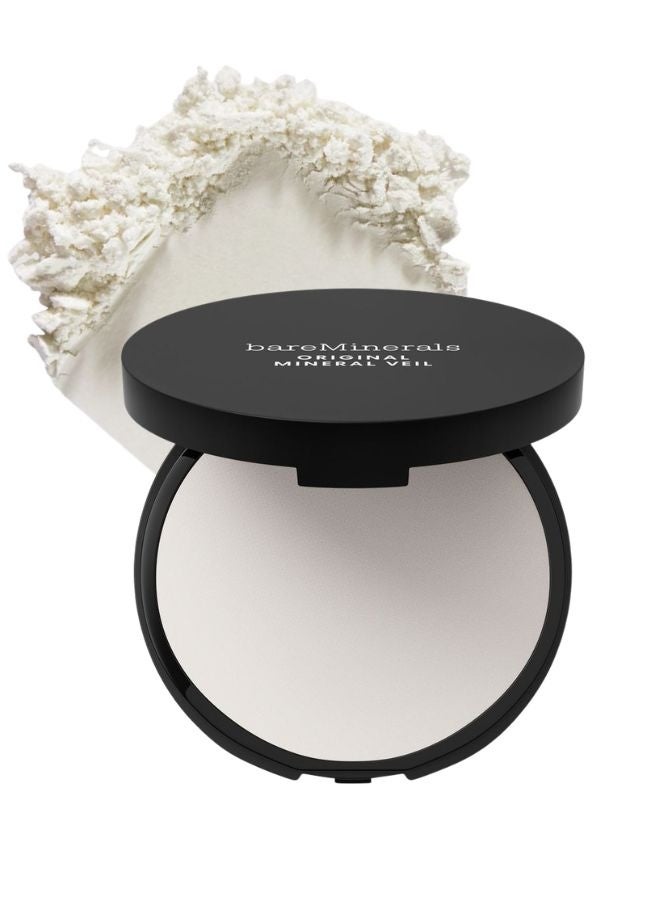 bareMinerals قناع معدني أصلي بودرة تثبيت مضغوطة - شفافة | بودرة تثبيت خالية من التلك 9 غرام - Image 1