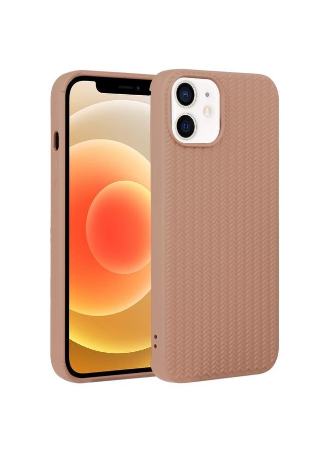 زبون جراب لهاتف iPhone 12 جراب هاتف سيليكون منسوج - Image 1