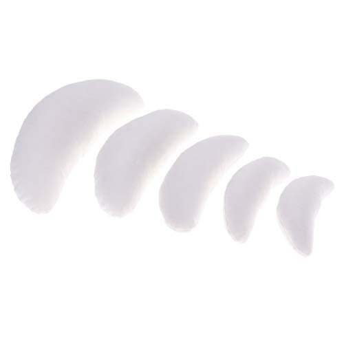 KODORIA 5pcs Newborn Baby Photography Props Moon Pillow Posing Props Newborn Basket Filler Fotografia - White - Image 4