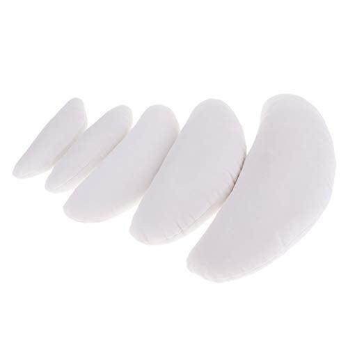 KODORIA 5pcs Newborn Baby Photography Props Moon Pillow Posing Props Newborn Basket Filler Fotografia - White - Image 5