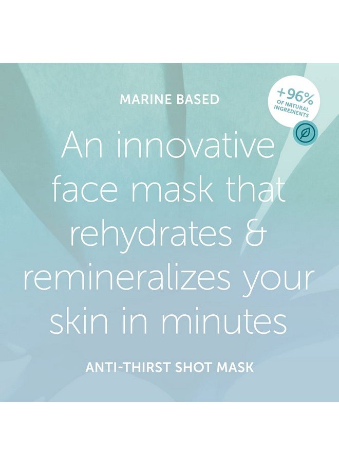 ثالجو THALGO THALGO Marine Skincare، قناع ترطيب البشرة، قناع للوجه من عصارة المحيط الأزرق وحمض الهيالورونيك، قناع واحد، 20 مل، 0.68 أونصة سائلة.  - Image 4