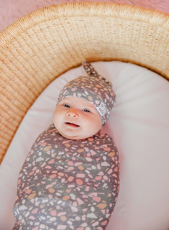 Copper Pearl Large Premium Knit Baby Swaddle Receiving Blanket Gemini - Image 4