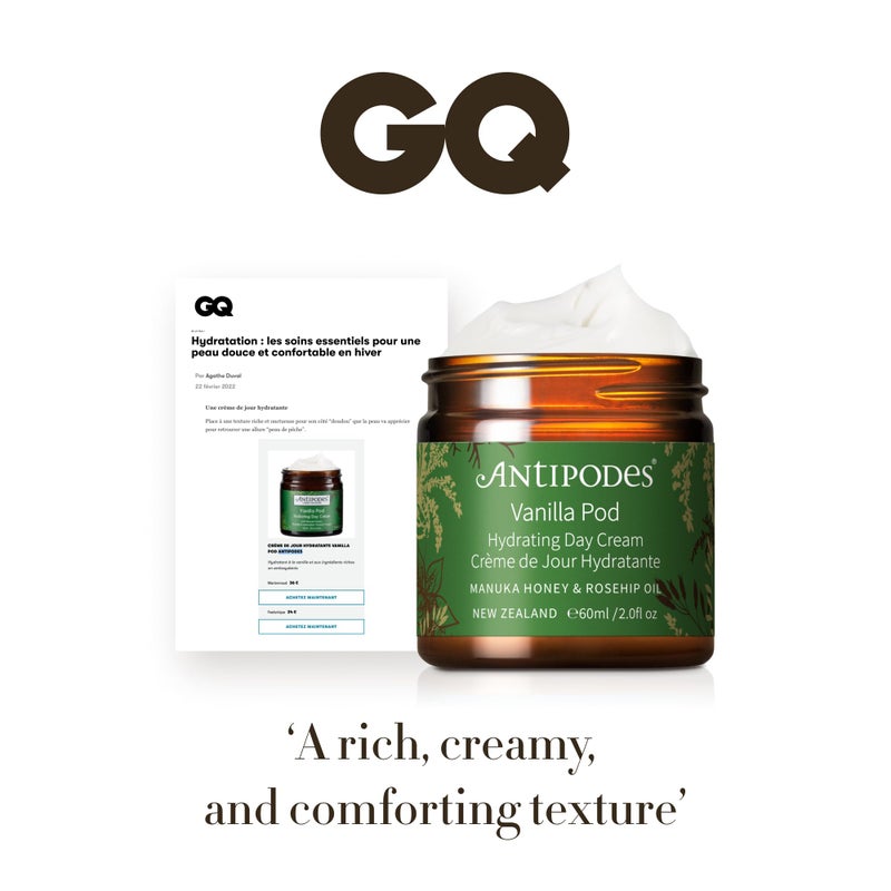 ANTIPODES Vanilla Pod Hydrating Day Cream ? Anti Aging Face Moisturizer For Dry Skin ? with Rosehip Oil, Avocado Oil & Antioxidant Skincare Ingredients ? Dry Skin & Normal Skin ? 60ml, 2 fl. Oz - Image 3