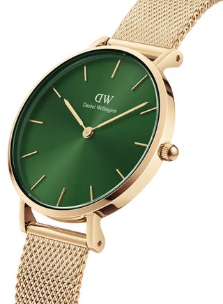 Daniel Wellington Petite Emerald Green Watches for Women with Rose Gold Mesh Strap - 32mm - pzsku/Z20A79459FE3FF10ED943Z/45/_/1694502998/76d57eab-3a1b-4120-95f0-9bd96f9c880f
