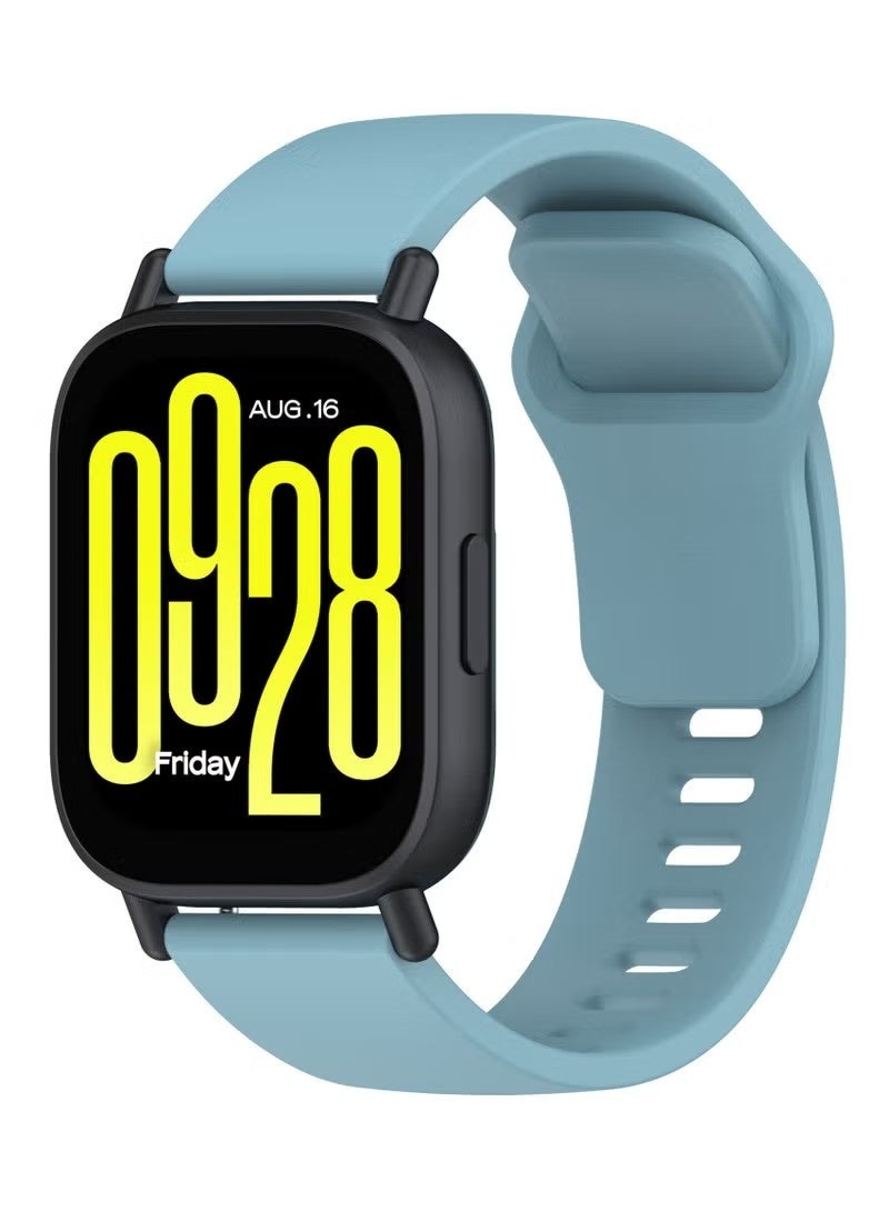 Silicone Strap Compatible with Redmi Watch 5 Active/Redmi Watch 5 Lite(Light blue) - Image 2