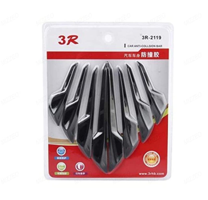 MIZZEO Car Side Door Guards 3R-2119 Pack of 8 Anti-Crash Strips for Collision Protection and Stylish Design Compatible with Skoda Kushaq - Image 1