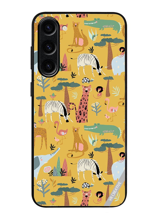 VR CREATIVE Protective Case Cover For Samsung Galaxy S23 Animals In The Wild Design Multicolour - Image 1