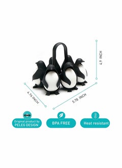 KASTWAVE Penguin-Shaped Boiled Egg Cooker, 3-in-1 Cook, Store and Serve Egg Holder for Making Soft or Hard Boiled Eggs  - Image 2