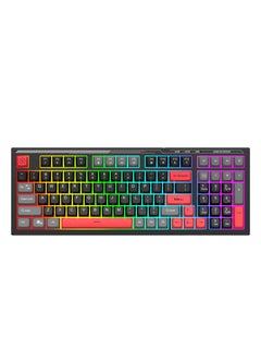 ARNOTEC VK98 wired keyboard RGB rainbow backlight 98-key gaming keyboard 3 color custom keyboard office silent keyboard  - Image 2