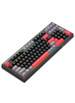 ARNOTEC VK98 wired keyboard RGB rainbow backlight 98-key gaming keyboard 3 color custom keyboard office silent keyboard  - Image 3