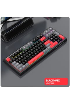 ARNOTEC VK98 wired keyboard RGB rainbow backlight 98-key gaming keyboard 3 color custom keyboard office silent keyboard  - Image 4