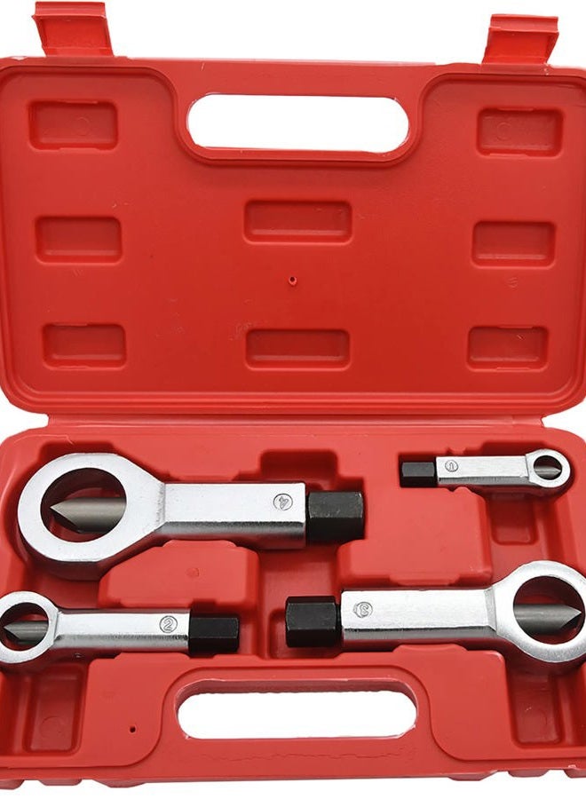 KAKO Metal Nut Splitter er,Metal Nut Splitter Breaker Manual Pressure Nut er Remover Extractor Tool,Heavy Duty Nut Splitter Broken Damaged Nut Removal Splitting Tools (4 Pack) - Image 1