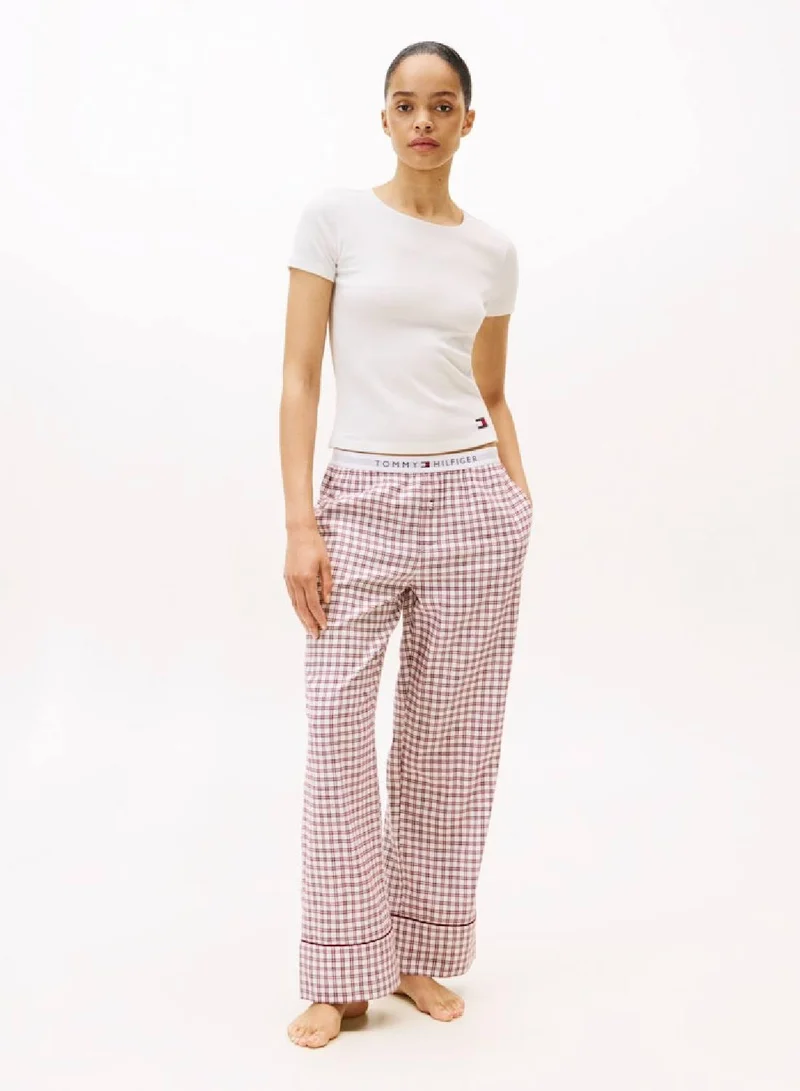 TOMMY HILFIGER Essential Flannel Plaid Check Pyjama Bottoms