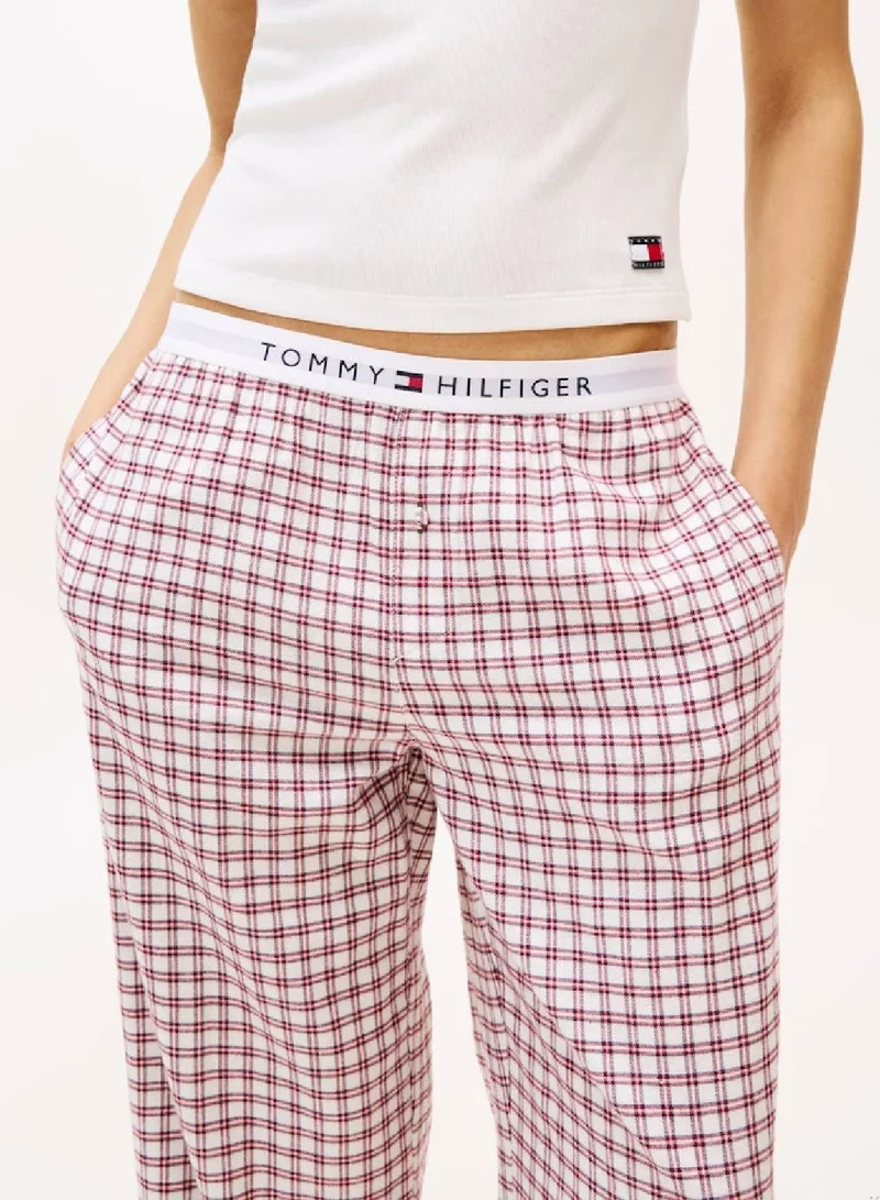 TOMMY HILFIGER Essential Flannel Plaid Check Pyjama Bottoms