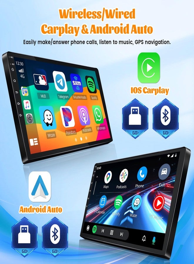 Roinvou [2G+64G] Car Radio for Honda Pilot 2006-2008 with Wireless Carplay/Android Auto, 9 Inch Touch Screen for Pilot Car Stereo with Bluetooth, GPS Navi, WiFi, 28UI, DSP + Backup Camera - Image 3