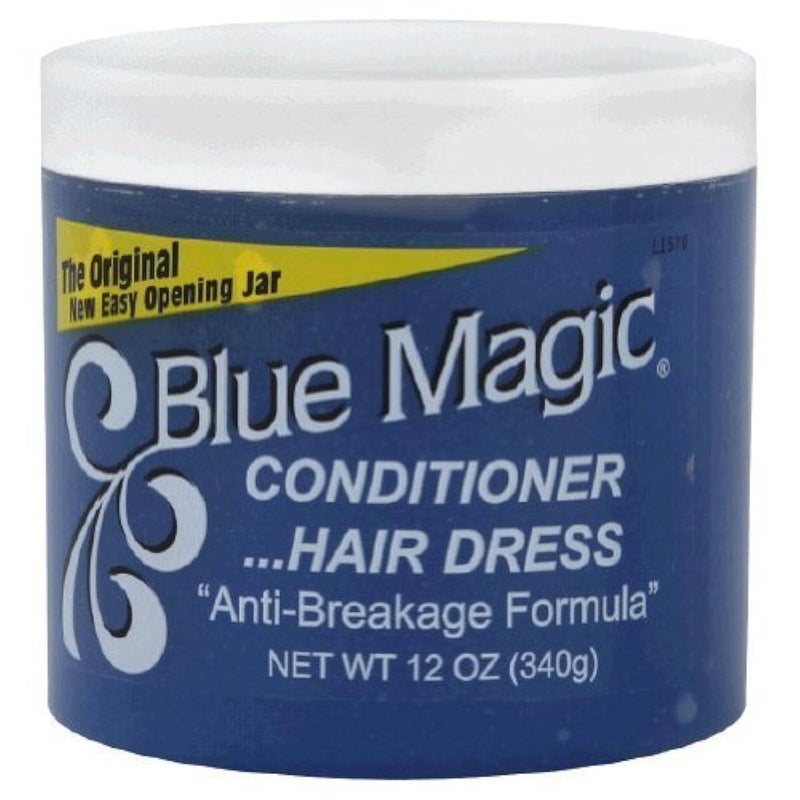 Blue Magic Conditioner Hairdress 12 Ounce Jar (354ml) (3 Pack) - Image 1
