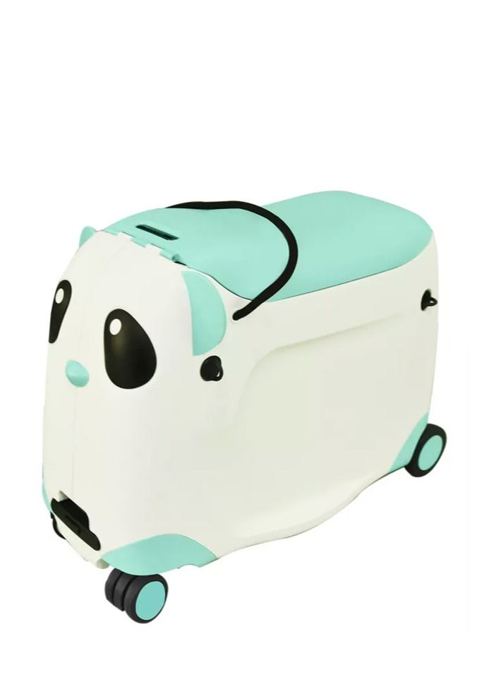 PARTNER Kids ride  bike suitcase children hand carry bag white with green  - Image 1