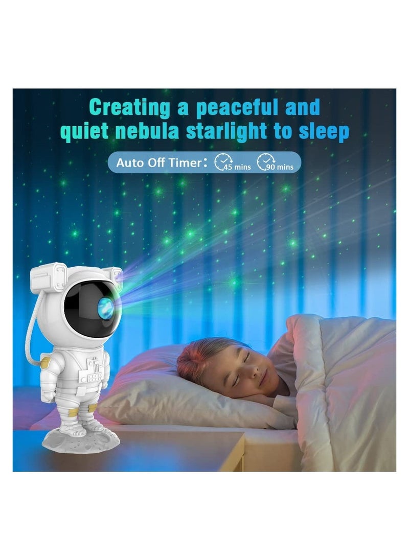 ELTRAZONE Kids Star Projector Night Light Astronaut LED Projection Lamp for Bedroom, Starry Night Light Projector with Timer, Remote Control and 360°Adjustable Head Angle,Right Galaxy Projector  - Image 3