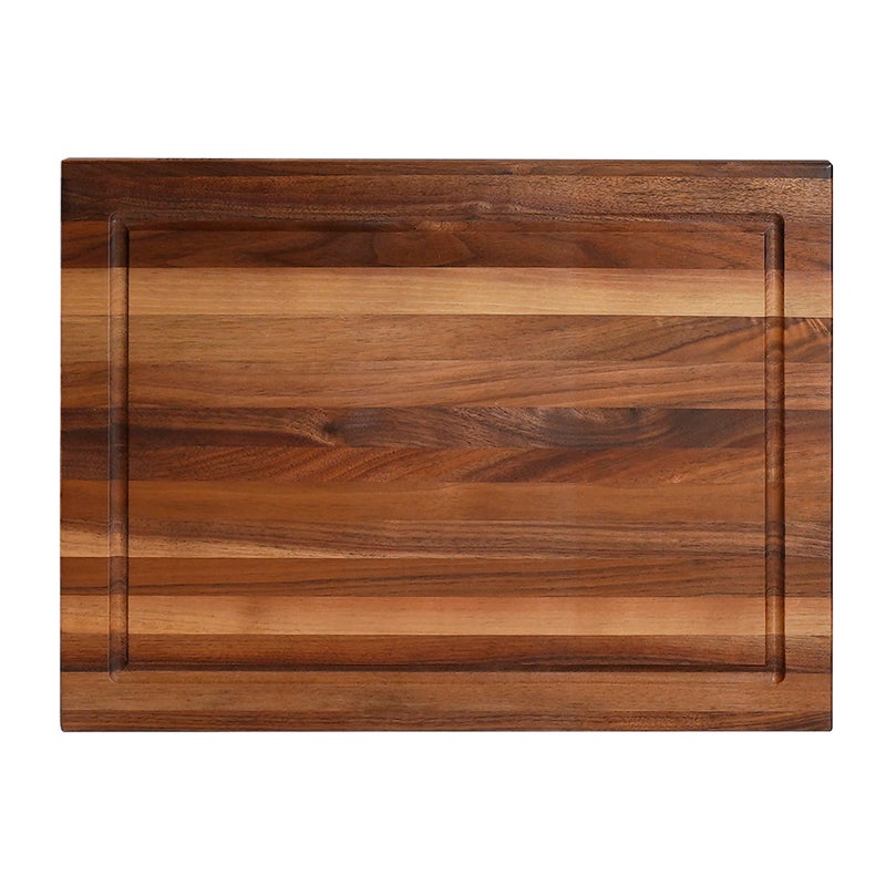 CONSDAN Wood Cutting Board for Kitchen, 16 x 12, USA Grown Solid Black Walnut Hardwood, Edge Grain, Chopping Board, Butcher Block with Juice Groove, Prefinished with Food-Safe Oil, 3/4" Thick - Image 4