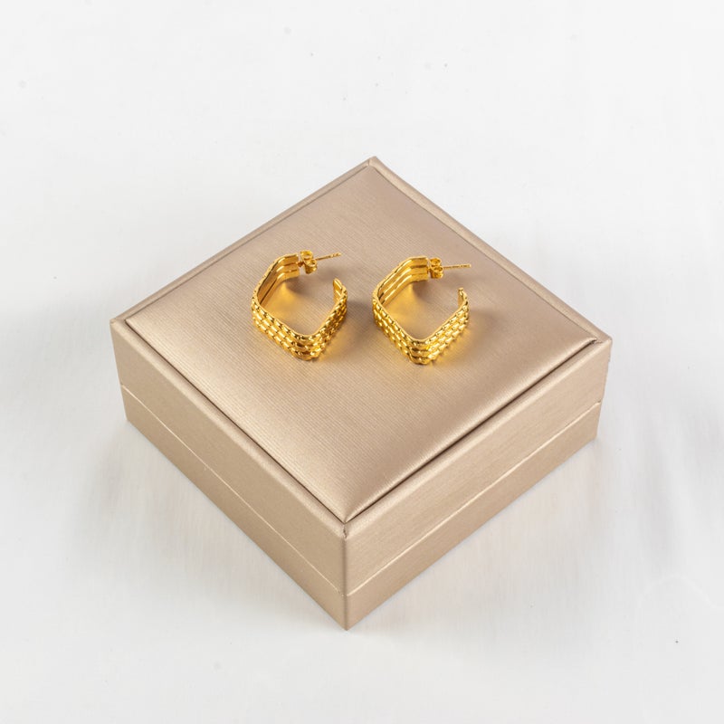 حلق أستانليس ستيل ذهبي