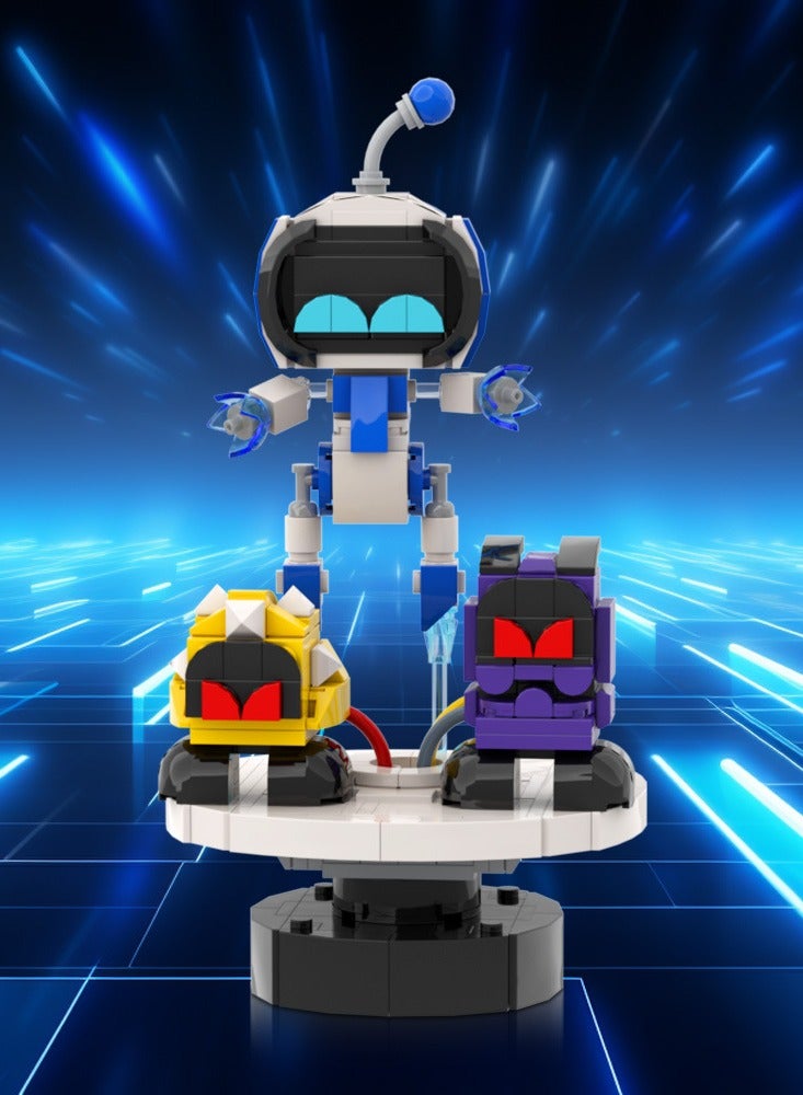 Astro robot Astro Bot-Scene version building block small particles children's educational assembly building block toy - Image 1