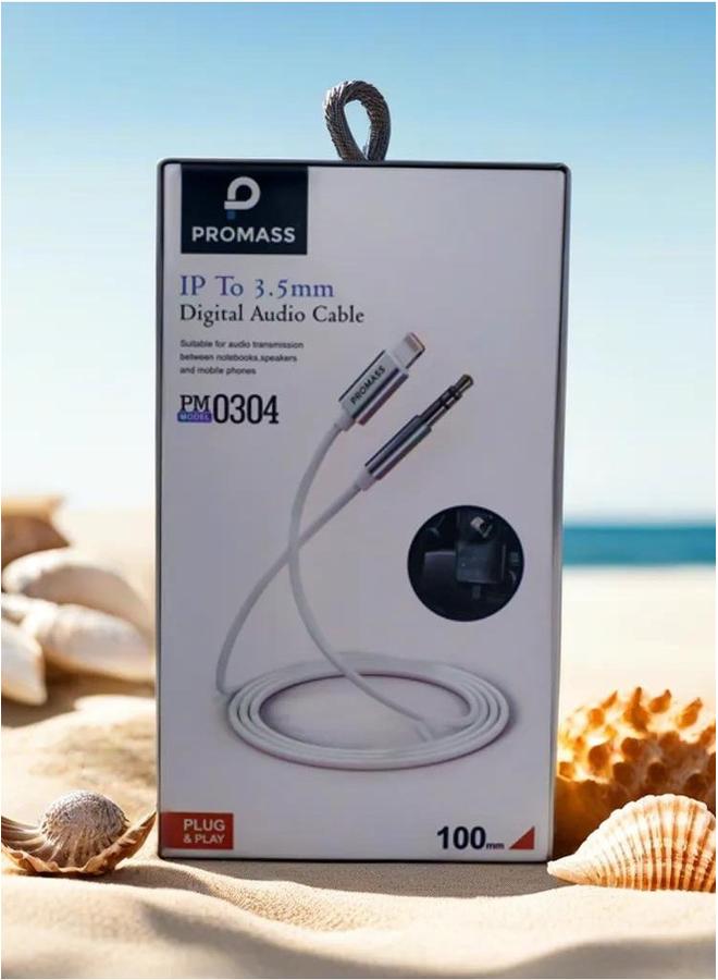 PROMASS iPhone Lightning to 3.5mm Audio Cable Car Aux Cord 4FT 1.2M - Image 2