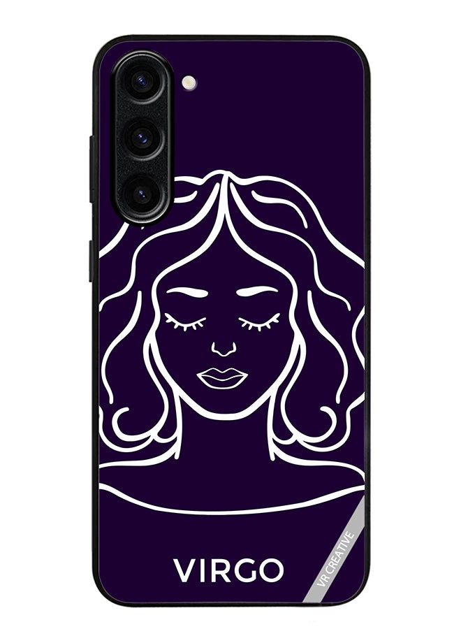 VR CREATIVE Protective Case Cover For Samsung Galaxy S24 Astrological Zodiac Sign Virgo Design Multicolour - Image 1