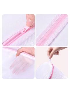 ECVV 7Pcs Mesh Laundry Bags for Delicates Zipper Closure Anti Open Guard, Travel Storage Organize Bag, Clothing Washing Bags for Washing Machines, Blouse, Bra, Hosiery, Stocking, Underwear, Lingerie  - Image 4