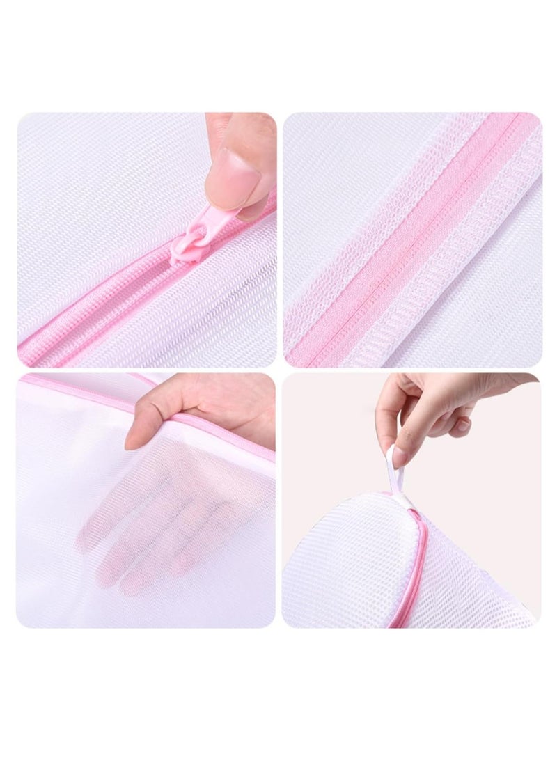 ECVV 7Pcs Mesh Laundry Bags for Delicates Zipper Closure Anti Open Guard, Travel Storage Organize Bag, Clothing Washing Bags for Washing Machines, Blouse, Bra, Hosiery, Stocking, Underwear, Lingerie  - Image 4