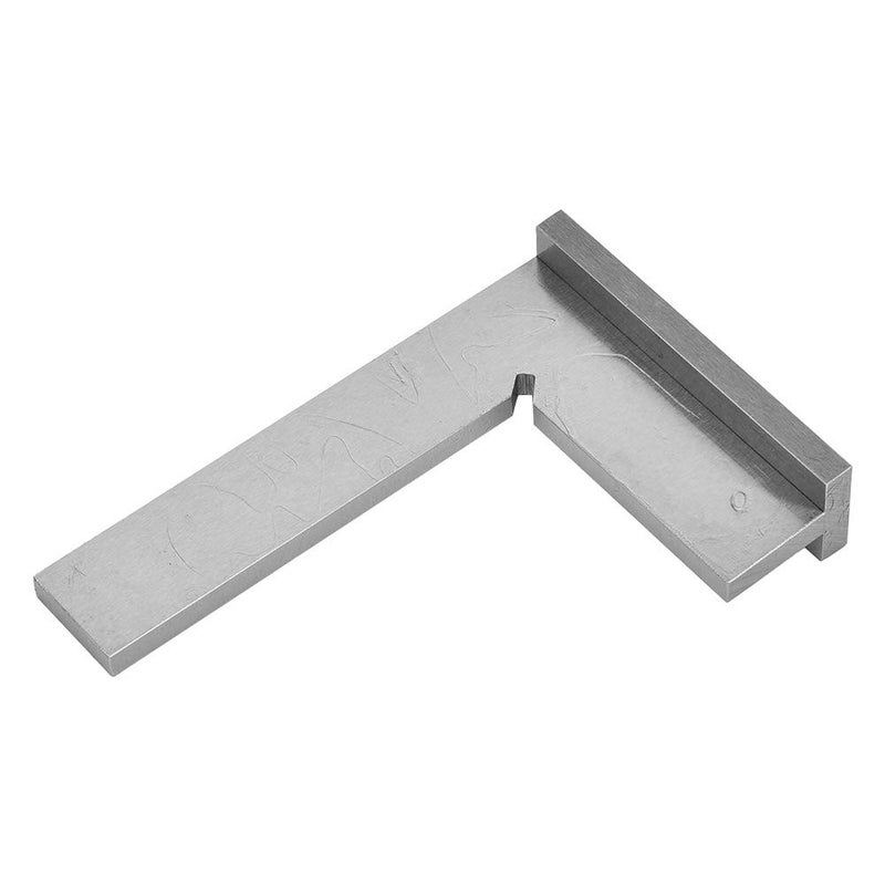 Aqxreight 150x100mm Stainless Steel 90 Degree Angle Ruler with Seat Engineer Machined - Image 5