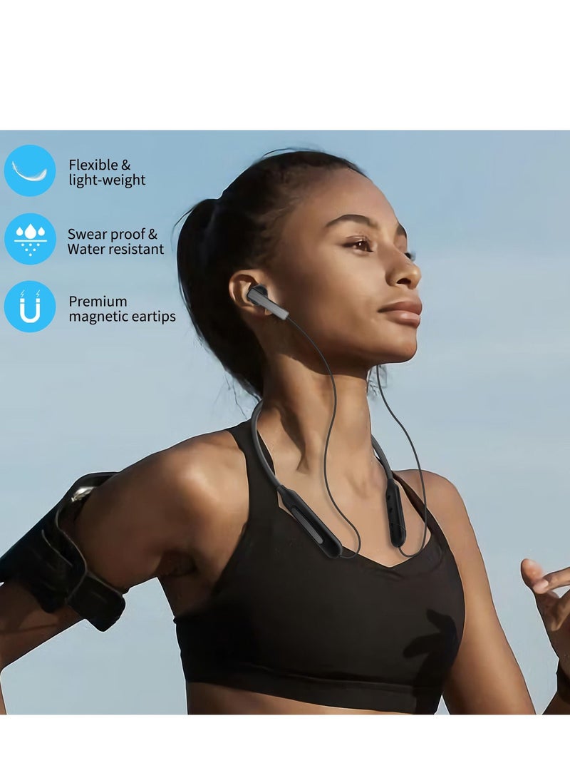 GULFLINK Wireless Neckband Earphone Blue - Image 4