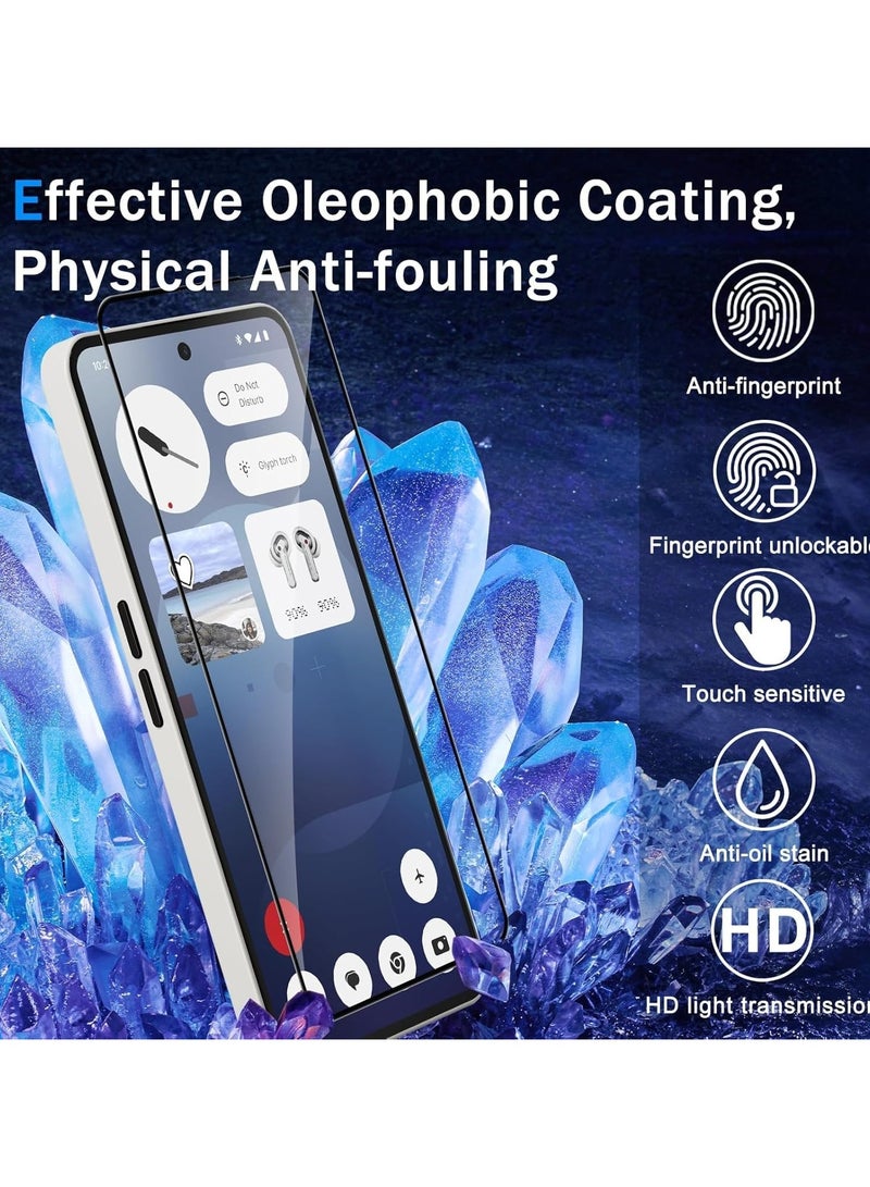 O Ozone [2 Pack] Screen Protector Compatible with Nothing Phone (4A) Pro |Tempered Glass Screen Protector Shock Proof Glass Protector - Image 2