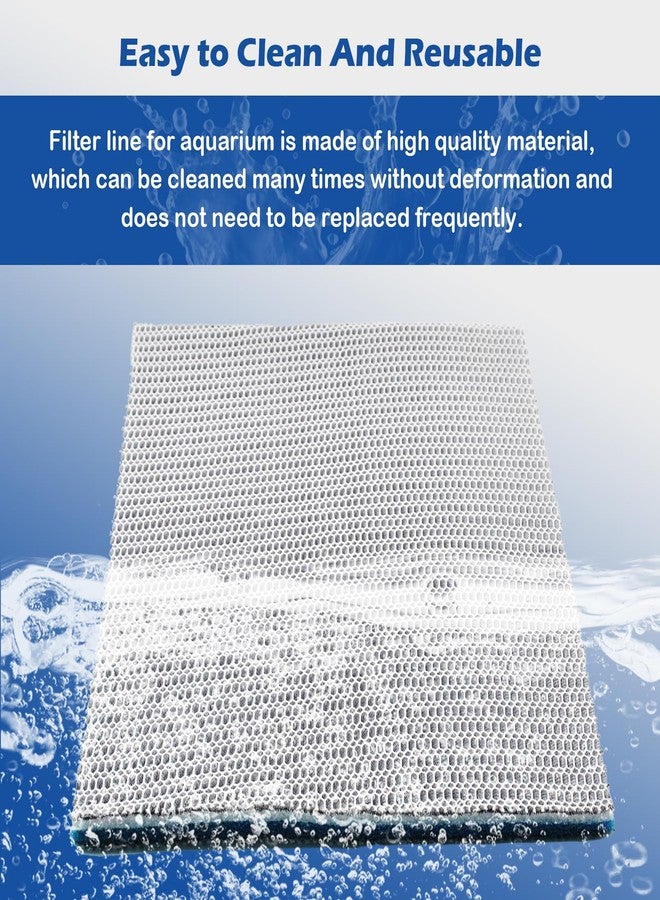 MUYG 8 Layer Aquarium Filter Media Pad,15.7 x 11.8 in Washable Cuttable Filters Sponge Pads Foam Filter Floss Accessories for Fish Tank, Pond, Aquarium - Image 5