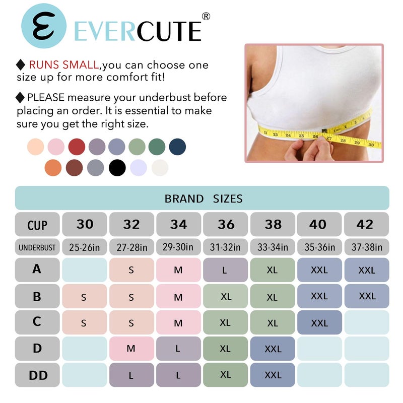 Evercute Cross Back Sport Bras Padded Strappy Criss Cross Cropped Bras for Yoga Workout Fitness Low Impact - Image 5