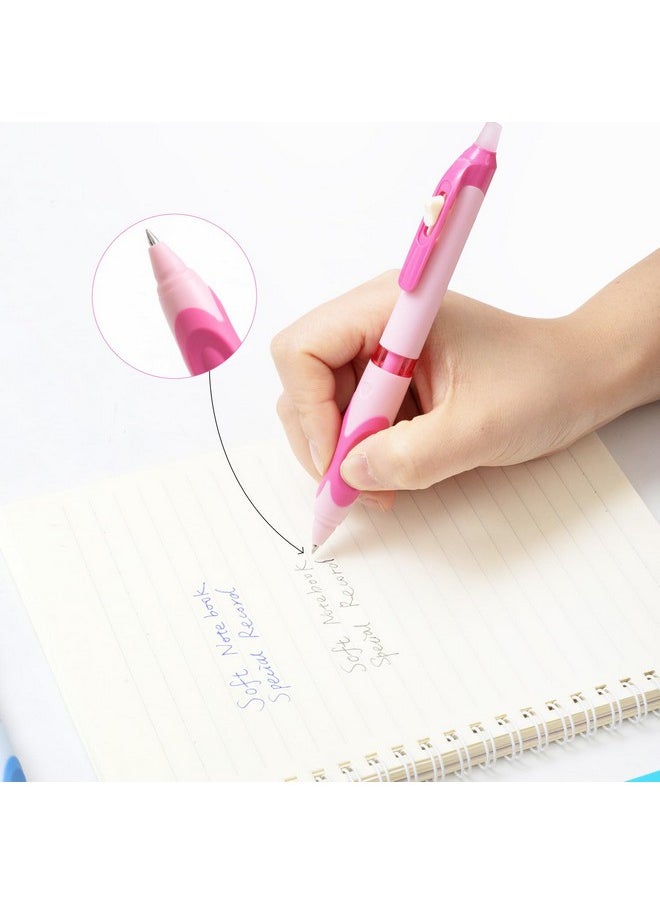 M&G - 6 Pcs Retractable Erasable Gel Pens,Black Ink Gel Pens Make Mistakes Disappear, Premium Comfort Grip Note Taking And Crossword Puzzles - Image 1