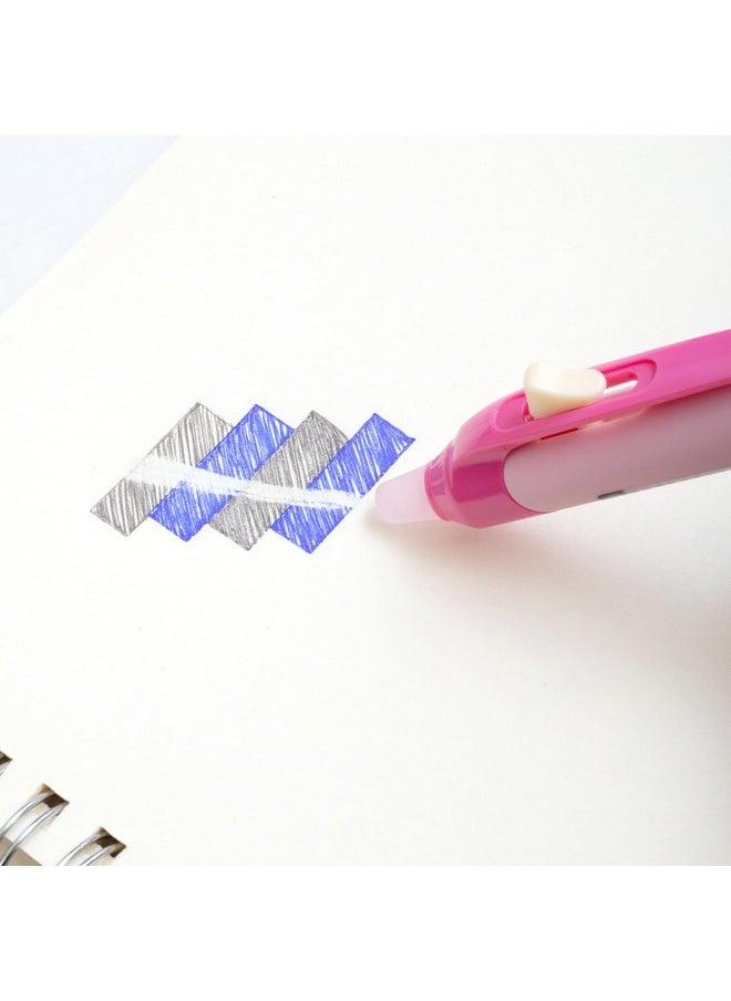 M&G - 6 Pcs Retractable Erasable Gel Pens,Black Ink Gel Pens Make Mistakes Disappear, Premium Comfort Grip Note Taking And Crossword Puzzles - Image 1