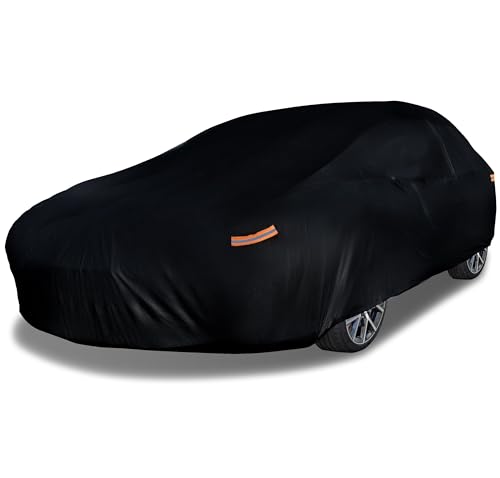 EzyShade 10Layer Waterproof Sports Car Cover See Vehicle SizeChart for Accurate Fit All Weather Full Outdoor Covers Miata Porsche SLK Z3 Z4 Sun Snow Wind Rain Black Size C1 See SizeChart