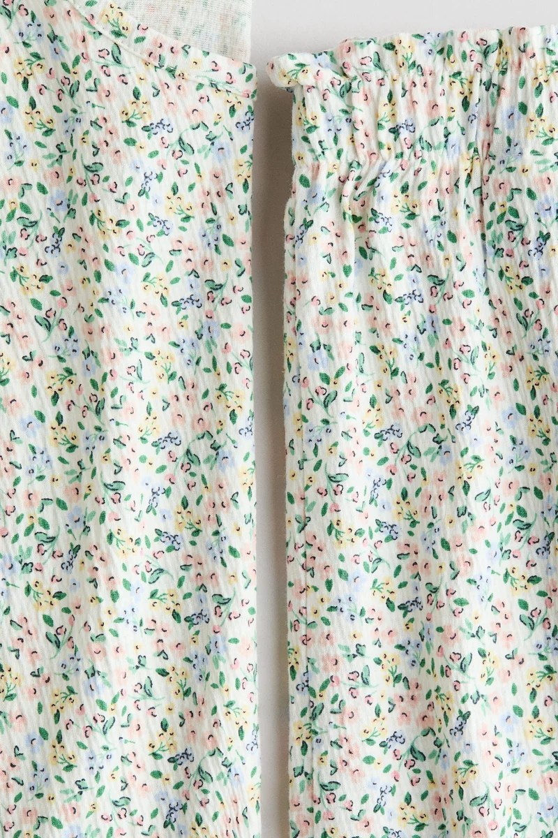 اتش اند ام طقم من قطعتين من الجيرسيه بملمس بارز