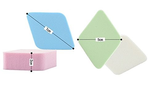 Out of the Box Out Of Box Pack of 4 Imported Make up Cosmetic Conceler, Powder, Foundation Sponge - Image 2