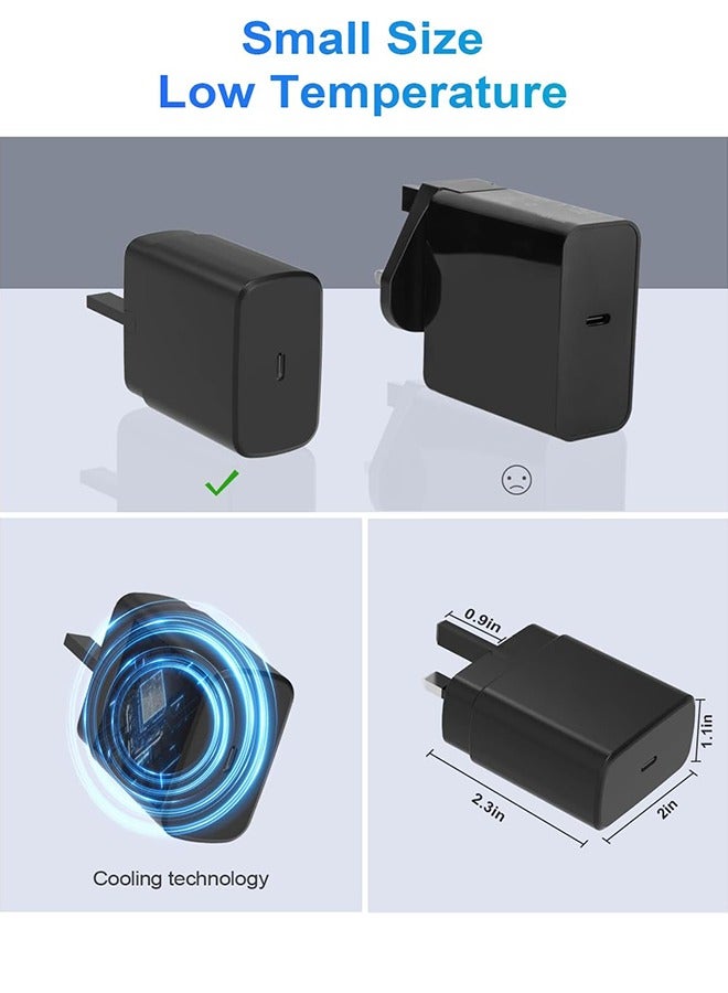 25W USB-C PPS Charger Plug, Fast Wall Adapter Power Supply Compatible with Smartphones and Tablets  - Image 3