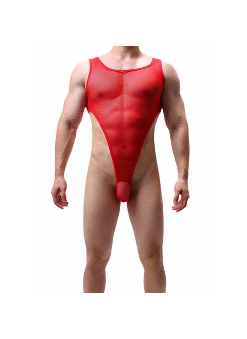New DomiGe Stylish Mens Bodysuit Thong 5502 5502 Black