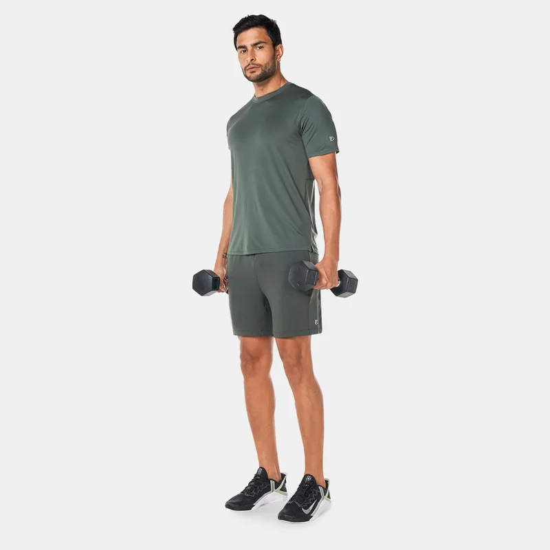 Sun And Sand Sports Green Men's Active Training T-Shirt for Men | Best Price UAE